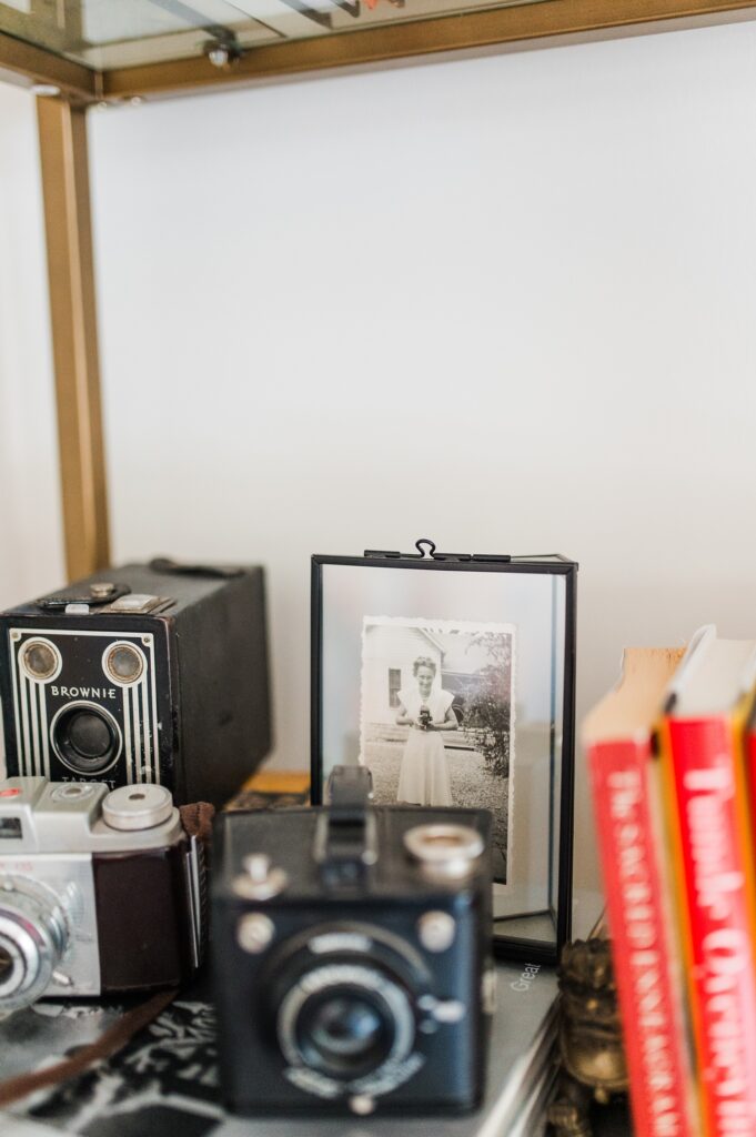 Brand photo of cameras in an office