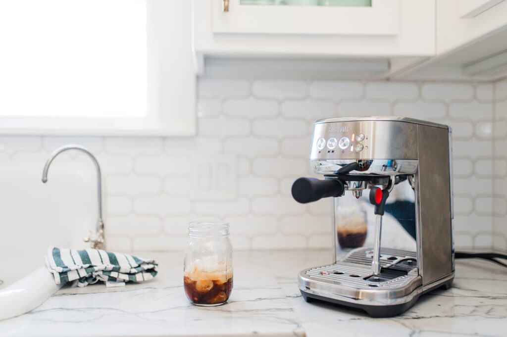 Brand photo of an espresso maker